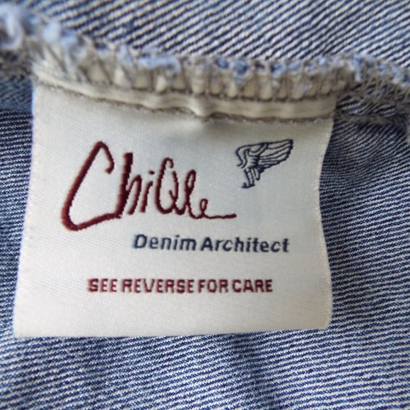 Girl's CHIQLE Distressed Cropped Jean Jacket (L) - Picture 8 of 13